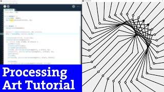 Ep.13 Processing tutorial | Perfect for() loop - Disorder and order (Creative coding)