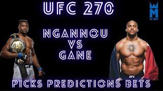 UFC 270 NGANNOU VS GANE FULL CARD PREDICTIONS I BREAKDOWNS