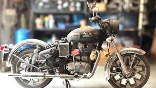 New Bullet 350 modifications | Electra 350 into classic 350 | Bullet modified @BulletTower