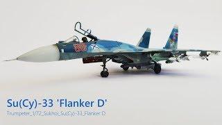 Trumpeter Sukhoi Su-33 (Cy-33) Flanker D 1/72 | The Inner Nerd