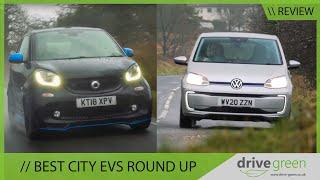 EV City Car Test | Smart EQ vs E-UP! vs Mii electric vs Citigo-E | 4K