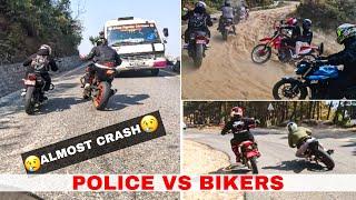 || Life ma first time yasari vageyo|| police vs bikers ||