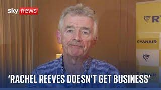 Ryanair boss attacks chancellor