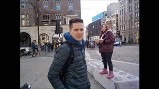 Italians and Germans---Amsterdam Street Preacher