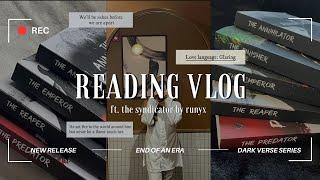 Syndicator Reading Vlog ️ (no spoilers, chaotic)