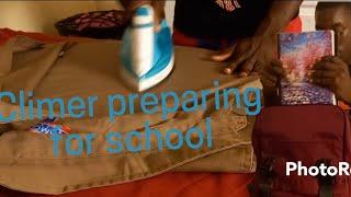 Climer preparing for school (must watch)..