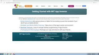 MIT App Inventor Introduction