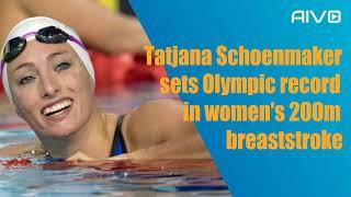 AIVO.AI - Tatjana Schoenmaker sets Olympic record in women's 200m breaststroke