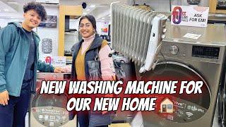 WE BOUGHT NEW WASHING MACHINE AND RADIATOR HEATER FOR NEW HOUSE  ️ #alizehjamali