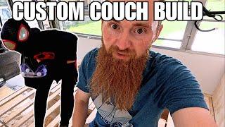 DIY Custom Couch! | Skoolie Couch Bed Build