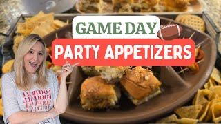  GAME DAY PARTY FOOD! 3 EASY APPETIZERS YOU MUST TRY | FOOTBALL SNACKS