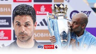 Mikel Arteta congratulates Man City on fourth successive Premier League