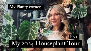 200+ 2024 Houseplant Tour Pt.1 My Cozy Plant Corner. Home Tour of my Plant Collection.