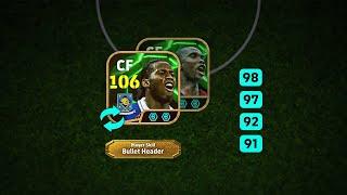 106 Bullet Header DROGBA Review | Highest Rated CF in eFootball 