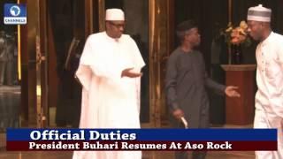 President Muhammadu Buhari Moves To Aso Rock
