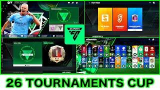 FC24 MOBILE - UPDATE!! 26 TOURNAMENTS UPDATE - MANAGER, BE A PRO & MORE - EA SPORTS FC MOBILE LITE