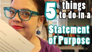 5 Things to Do in a Statement of Purpose for PhD/Grad School | PhD SOP + an example (mine!)