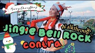 Jingle Bell Rock (Contra) - Line dance BACKVIIEW WALKTHROUGH #jinglebellrock