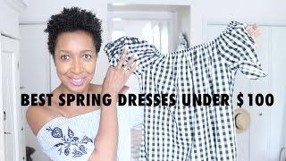 BEST SPRING SUMMER DRESSES UNDER $100 | SHOPBOP,  WHOWHATWEAR,  TOPSHOP, ZARA