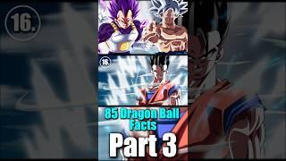 85 Dragon Ball Facts #anime #foryou #4k #ai #quiz #viralvideo #goku #dbz #manganimew0rld #dragonball