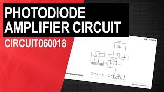 Photodiode amplifier circuit