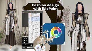 How to design with ibisPaint #fashion #illustration #ibispaint #art #style #design #tutorial #batik