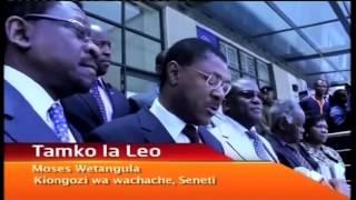 Senator Moses Wetangula,"... whoever will try to go to work will 'eat stones' or get stoned..."