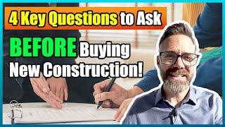 4 Key Questions to Ask Builders BEFORE Buying A New Construction Home In St Johns County!