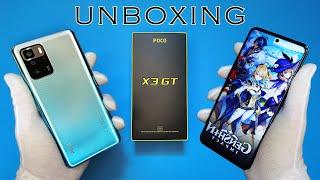 POCO X3 GT (Wave Blue) Unboxing - ASMR