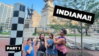 INDIANA!! | State #7 with @HappyHoppe | A Day in Indianapolis!!