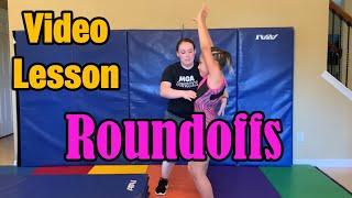 How to do a ROUNDOFF at home! MGA Gymnastics