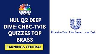 HUL Q2 Slightly Below Estimates, CNBC-TV18 Quizzes The Top Brass | Earnings Central | CNBC TV18