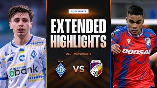 Dynamo Kyiv vs. Viktoria Plzeň: Extended Highlights | UEL League Phase MD 5 | CBS Sports Golazo