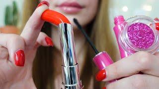 asmr doing your makeup with fake products 