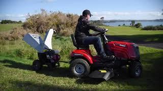 Masport TTM Ride-on Mower in action