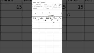 Super Data Entry Tips & Tricks in MS Excel #shorts