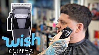 WISH CLIPPER HAIRCUT | Cutting with the Kemei Clipper | BARBER HOW TO