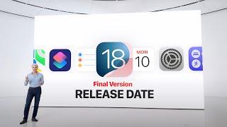 iOS 18 - Final Version Release Date!