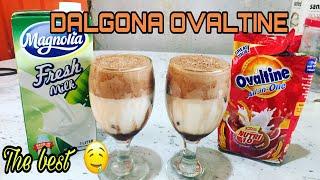 THE BEST DALGONA OVALTINE + secret ingredient to make it foamy