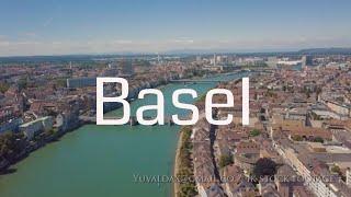 Basel Aerial, Switzerland 4K