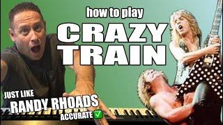 Crazy Train Epic Piano Solo Tutorial