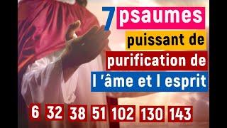 les 7 Psaumes Puissants de Purification de l 'âme et l'Esprit ( psaume 6 , 32, 38, 51,102, 130,143 )