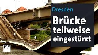 Dresden: Brücke teilweise eingestürzt | BR24