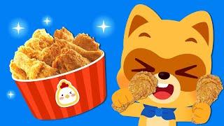 Chicken Song| Kids Songs & Nursery Rhymes | Food Song for Kids | Lotty Friends