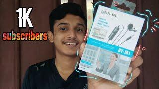 1k celebration and unboxing | boya mic unboxing malayalam | WHITE Box malayalam.