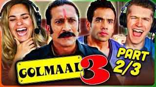 GOLMAAL 3 Movie Reaction Part 2/3! | Ajay Devgn | Mithun Chakraborty | Kareena Kapoor