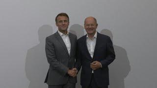 Macron and Scholz attend Franco-German Meeting in Evian | AFP