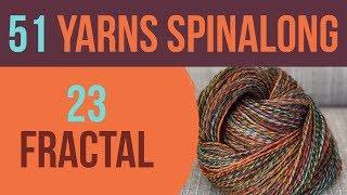 How to Spin a Fractal Yarn from Handpainted Top/Roving (51 Yarns #23 'Fractal')