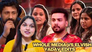 Reaction On: Elvish Yadav Vs Whole Media | Edits