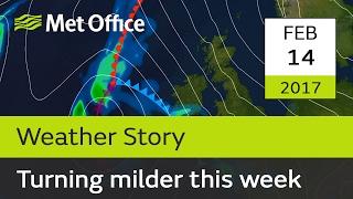 Turning milder this week